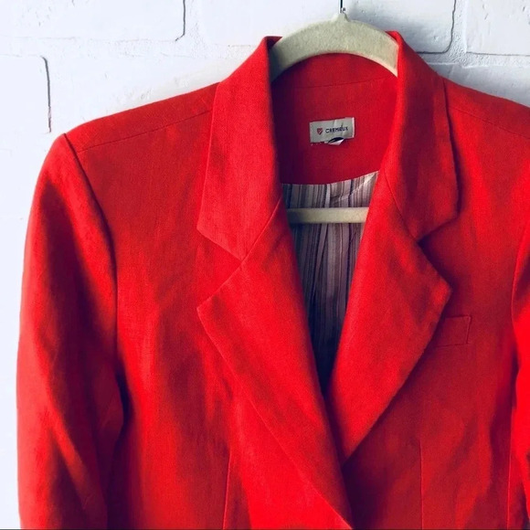 Cremieux Orange Blazer S - Picture 3 of 7